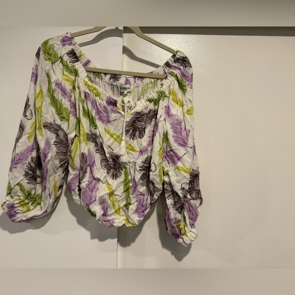 Vakkorama multicolored off shoulder top size medium NWT - Picture 2 of 7